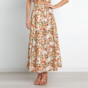 Floral Fall Skirt